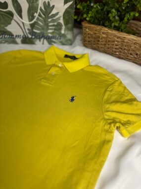Men’s Ralph Lauren Yellow Short-Sleeve Polo Shirt size S